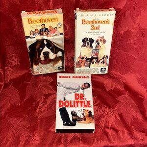 Beethoven and Dr. Dolittle VHS Collection